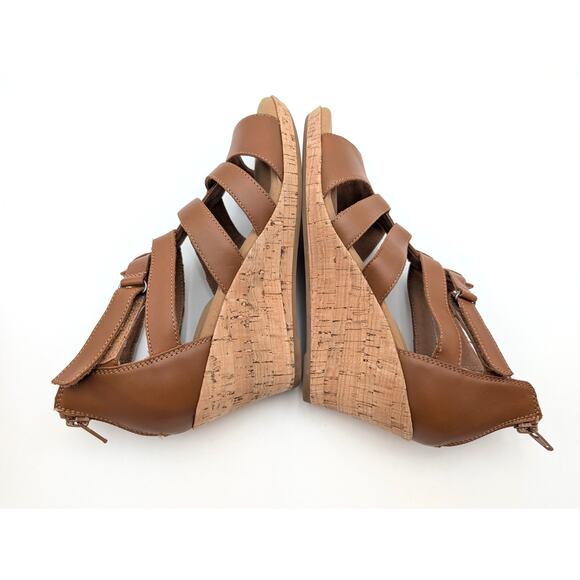 Rockport Briah Gladiator Wedge Sandals Women's Brown Size US7.5W EU38 - Picture 10 of 13